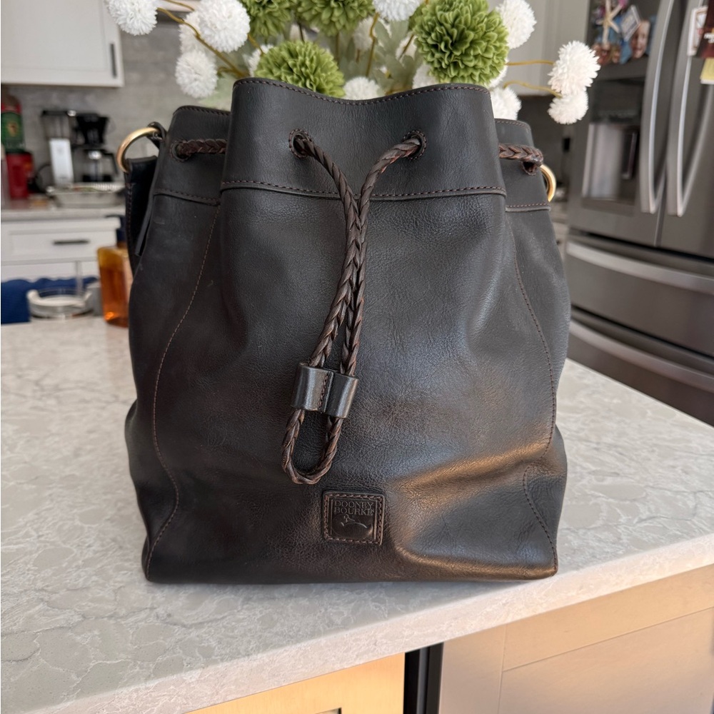 Dooney and Bourke black Florentine Hattie bag - Picture 2 of 16
